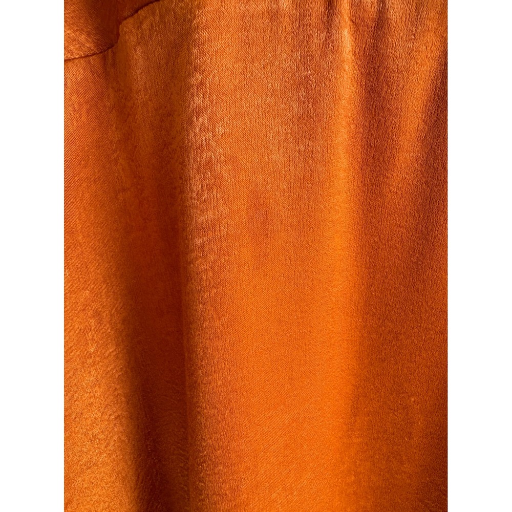 Lulus Rust Orange S Satin Midi Dress
Cottagecore Luxury. Terracotta Boho Glam. - Picture 7 of 9